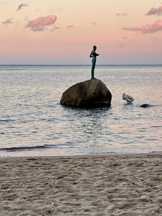 Strandhaus Manatee Mit Sauna Und Kamin Sellin  Esterno foto